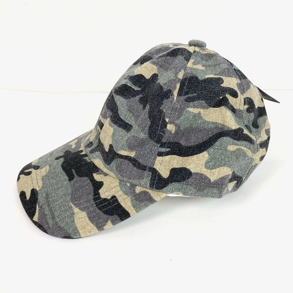 David and Young Camo Baseball Cap in Green, Black, Tan